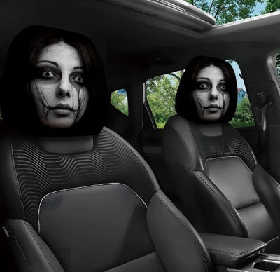 Horror Car Headrest Cover (Pack of 2)