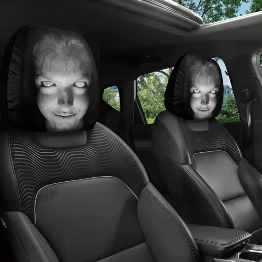 Horror Car Headrest Cover (Pack of 2)