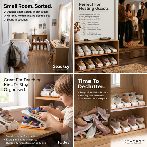 Stacksy™ Shoe Slot Organiser