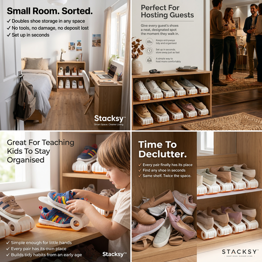 Stacksy™ Shoe Slot Organiser
